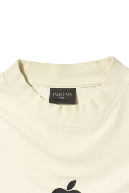 Balenciaga 22AW Be different Embroidered T-Shirt Gray Size 3