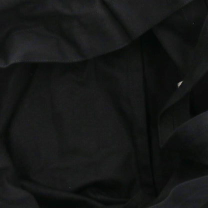 Rick Owens Logo Embroidered Cotton Tote Bag Black