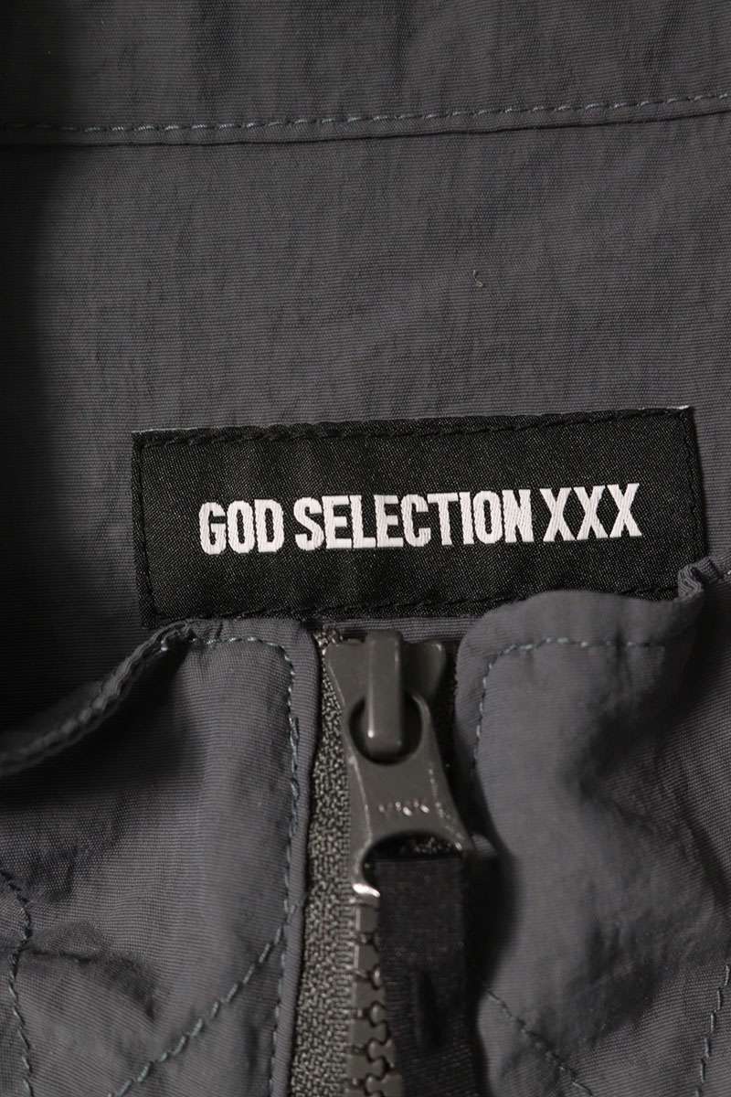 GOD SELECTION XXX X Patch Nylon Jacket Gray Size XL