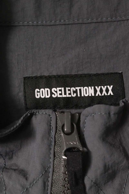 GOD SELECTION XXX X Patch Nylon Jacket Gray Size XL