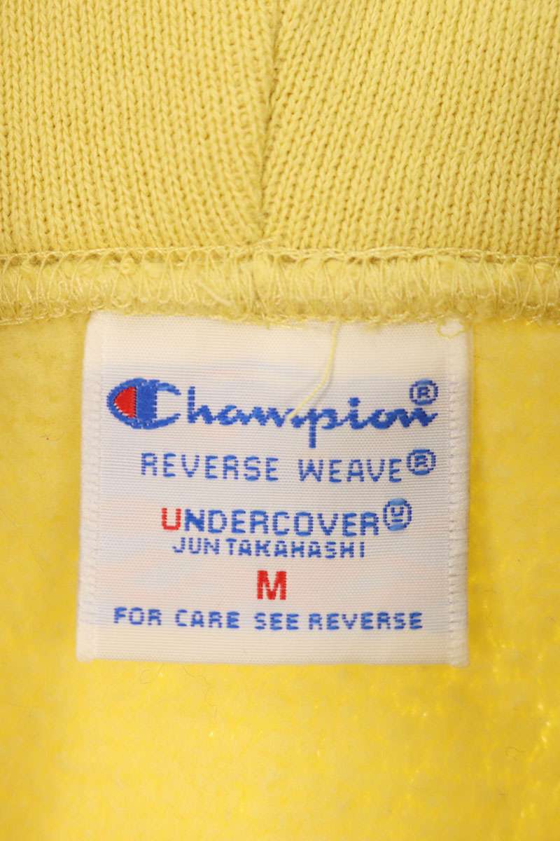 UNDERCOVER x Champion Bead Logo Hoodie Yellow Size M