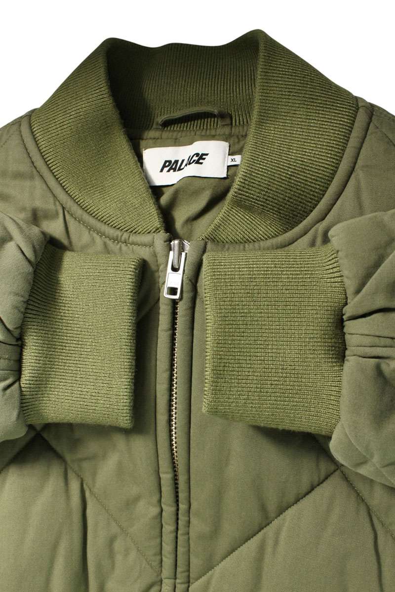 Palace D-QUILT BOMBER Jacket Green Size XL