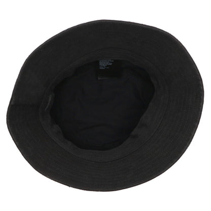 Balenciaga logo embroidery Distressed Bucket Hat Black Size L