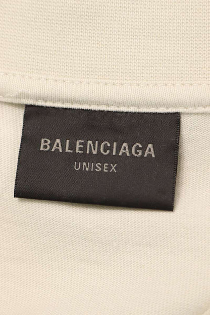 Balenciaga 22AW Be different Embroidered T-Shirt Beige Size M