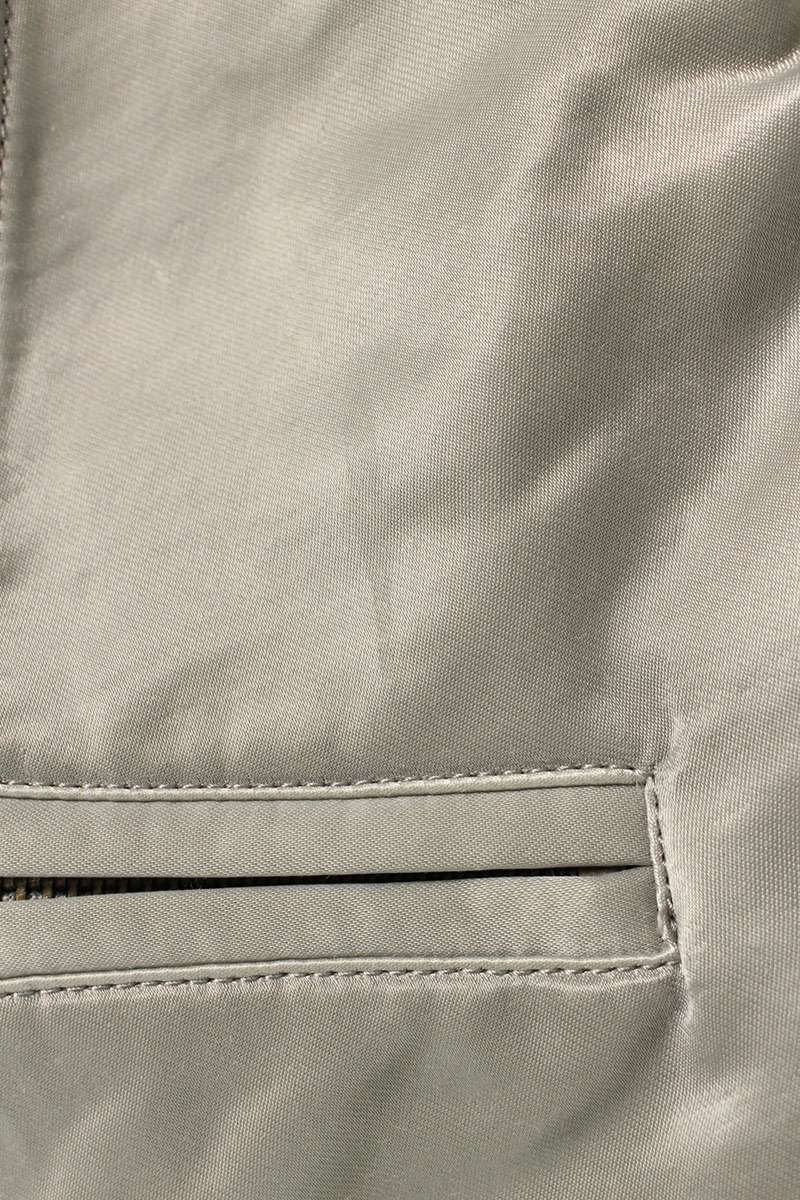 REGULATION Yohji Yamamo asymmetric nylon poncho Silver Size M