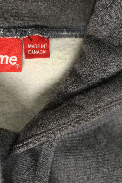 Supreme 21AW Box Logo Hooded Sweatshirt Gray Size XL