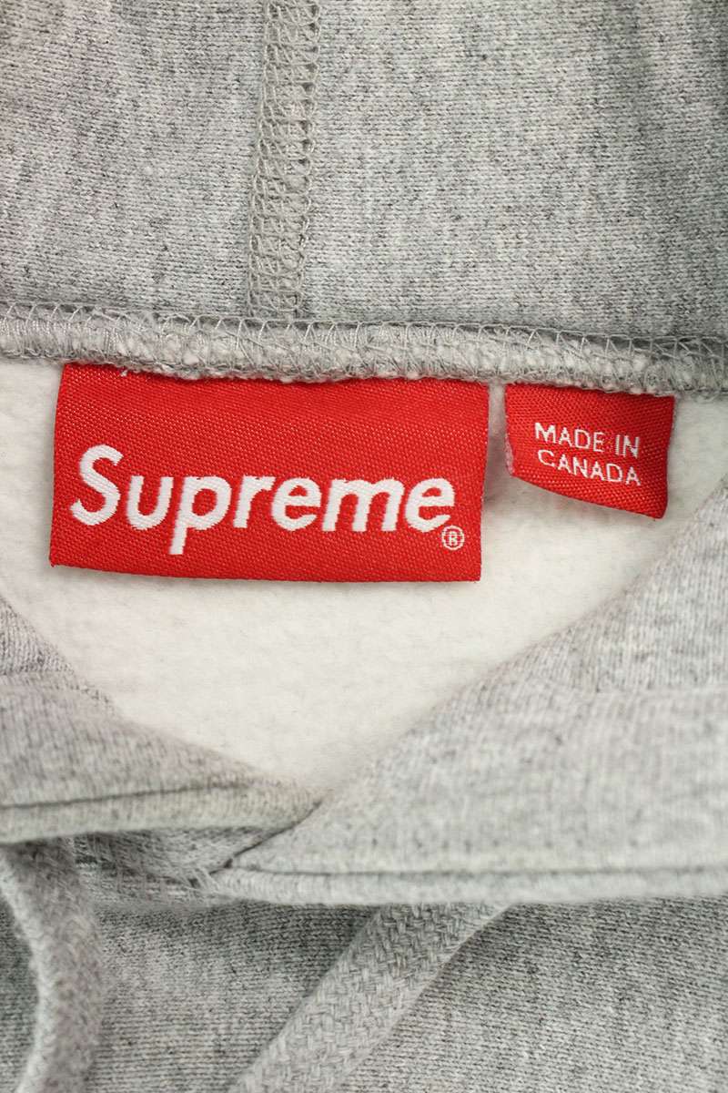 Supreme 16AW Box Logo Hooded Sweatshirt Gray Size M