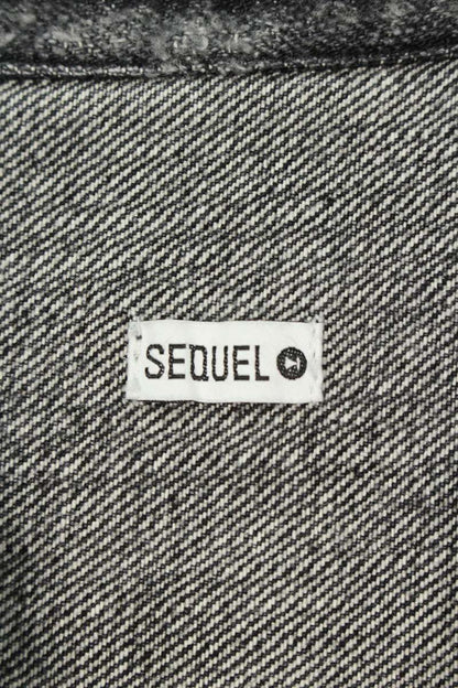 SEQUEL 24SS Distressed Denim Vest Black Size M