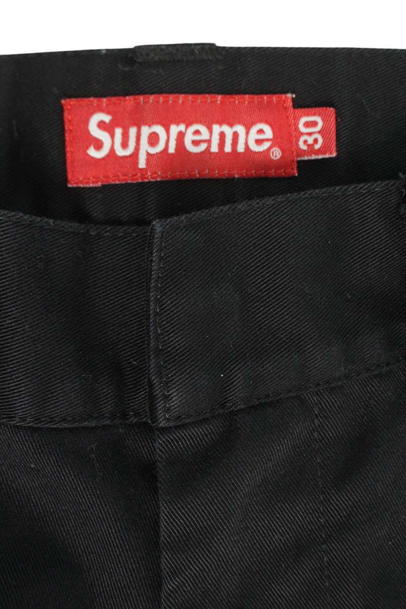 Supreme 20SS Daniel Johnston Embroidered Work Pant Long Pants Black Size 30