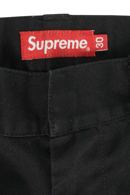Supreme 20SS Daniel Johnston Embroidered Work Pant Long Pants Black Size 30