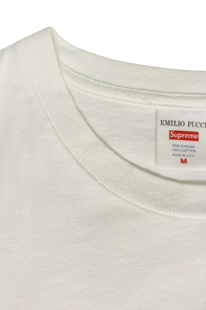 Supreme 21SS Pucci Box Logo Tee T-Shirt White x Blue Size M
