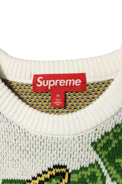 Supreme All Dogs Go To Heaven Sweater White Size M