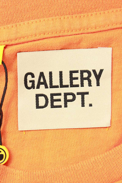 Gallery Dept. 25AW Logo Print T-Shirt Orange Size L