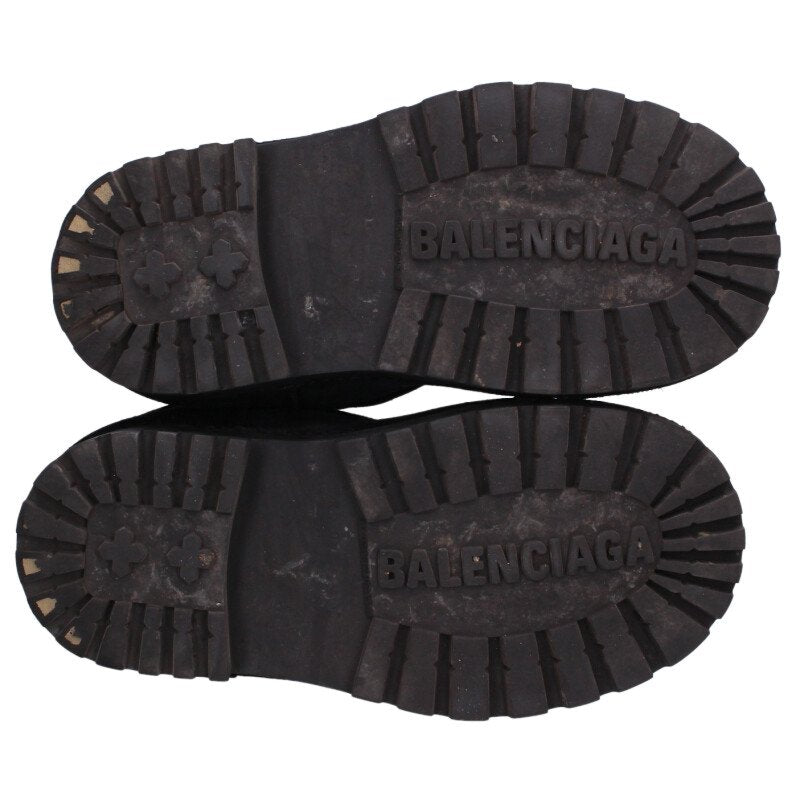 BALENCIAGA Alaska Mouton Big Boots Black Size 9.5