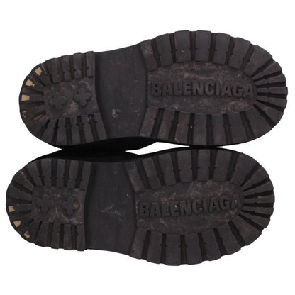 BALENCIAGA Alaska Mouton Big Boots Black Size 9.5