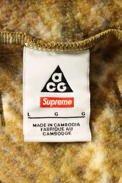 Supreme x Nike 22AW Fleece Pullover Blouson Brown Size L