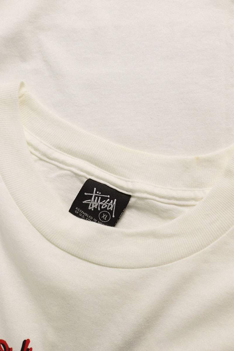 Stussy PETER TOSH Print T-Shirt White Size XL