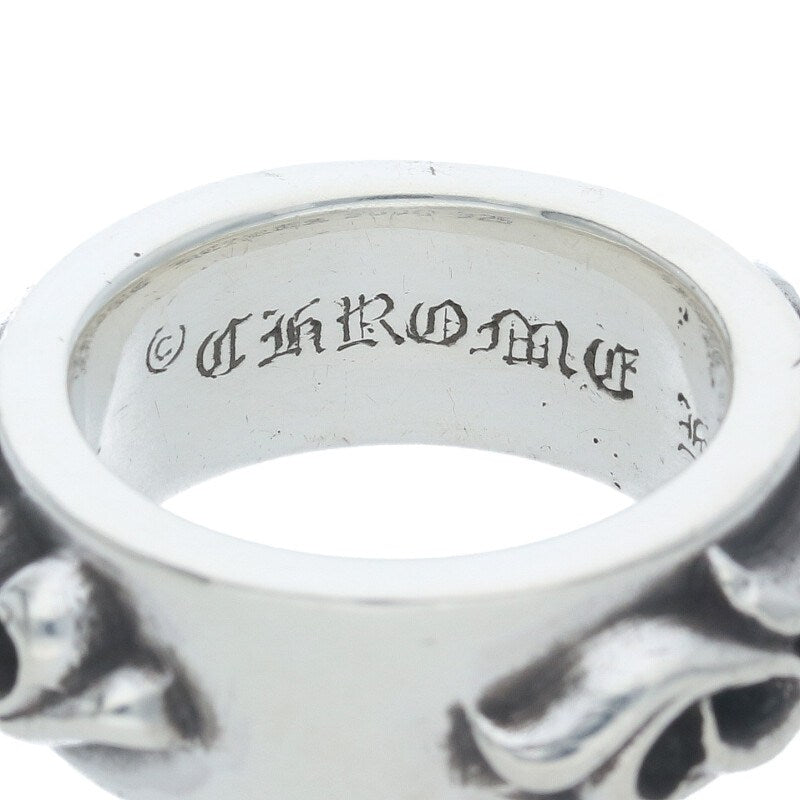 Chrome Hearts DBL NARROW VINE BAND Ring Silver Size 11.5