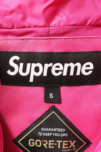 Supreme 22SS GORE-TEX Leather Jacket Purple Size S