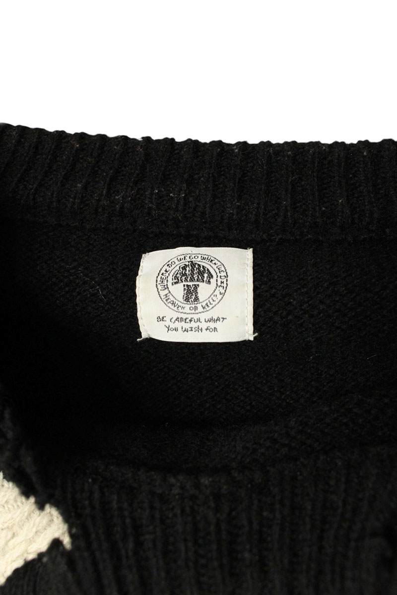 SAINT MICHAEL Distressed Knit Sweater Size M