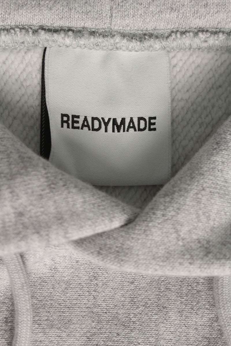 READYMADE Logo Embroidered Pullover Hoodie Gray Size M