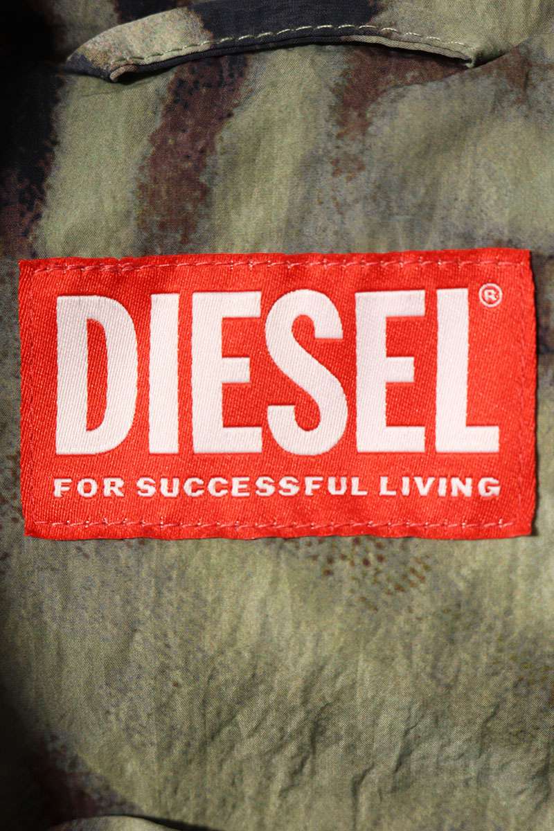 Diesel All-Over Print Blouson Green Size L