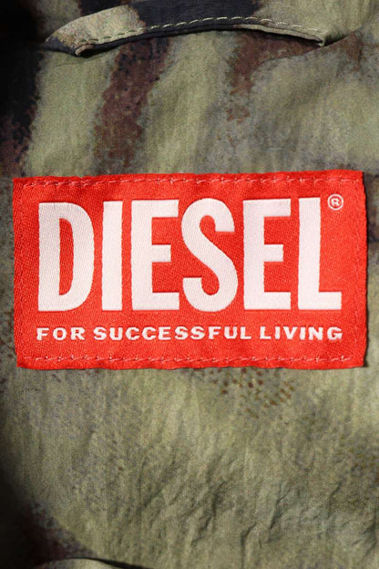 Diesel All-Over Print Blouson Green Size L