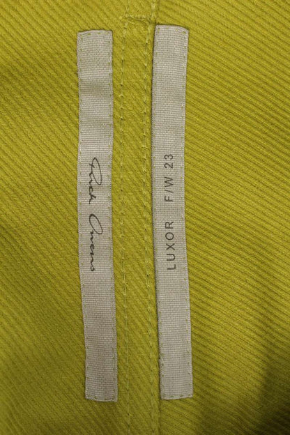 Rick Owens 23AW TB Denim Pants Yellow Size 28