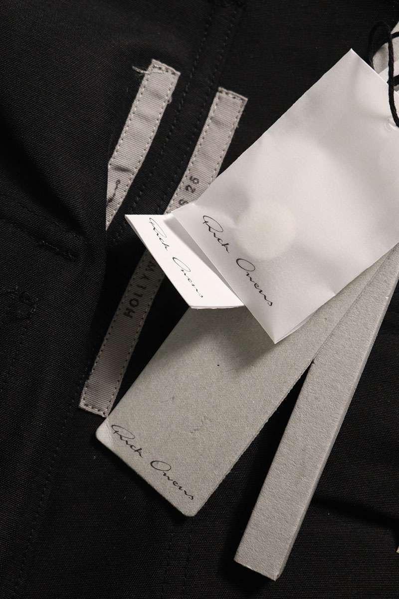 Rick Owens 25SS H 09 WIDE BELA PANTS Wide Denim Pants Black Size 31