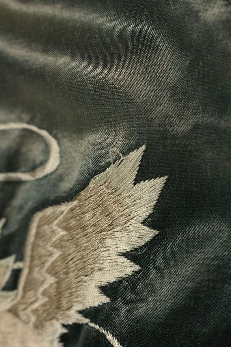 MIHARAYASUHIRO Back Embroidered Blouson Green Size 48