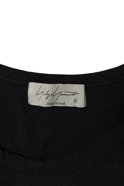 YOHJI YAMAMOTO POUR HOMME 25SS T-Shirt Black Size L