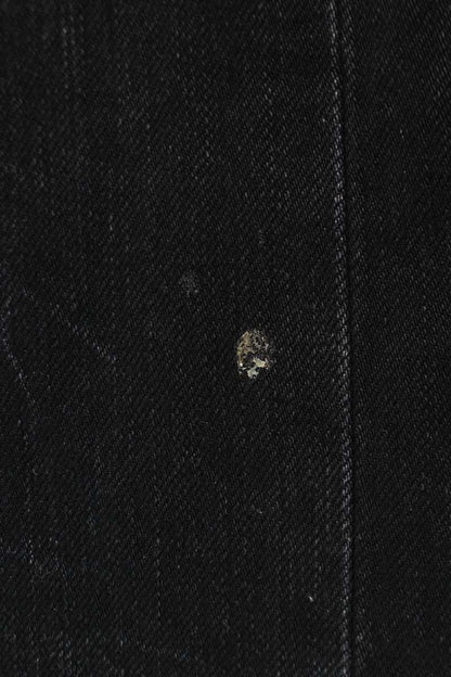 BALENCIAGA 25AW Distressed Denim Pants Black Size 29