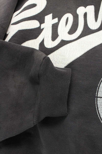 Saint Michael Vintage Logo Print Hoodie Black Size ONE