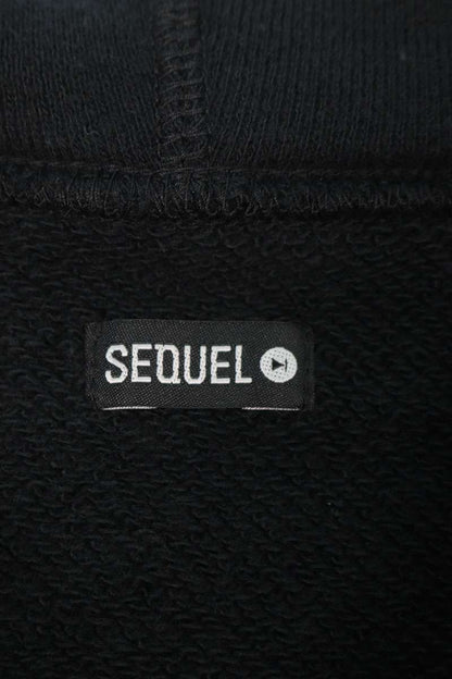 SEQUEL 22SS Print Hoodie Black Size S