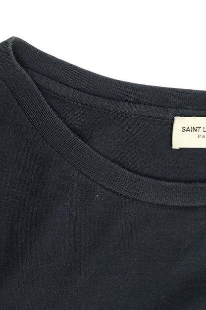 Saint Laurent Paris Logo T-Shirt Blue Size M