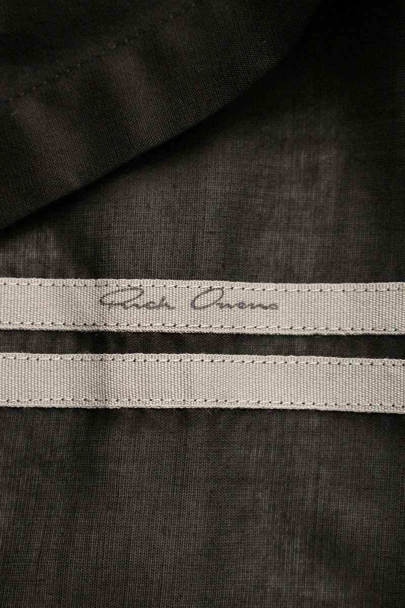 Rick Owens 26SS CONCORDIAN SHIRT Black Size S