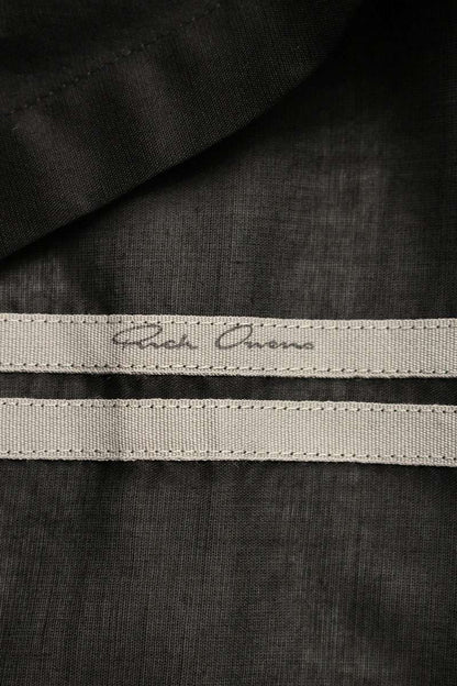 Rick Owens 26SS CONCORDIAN SHIRT Black Size S
