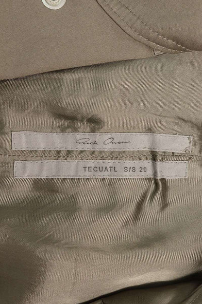 Rick Owens 20SS TE Coat Beige Size 46