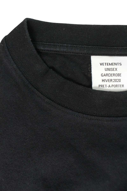 Vetements Long Sleeve T-Shirt Black Size S
