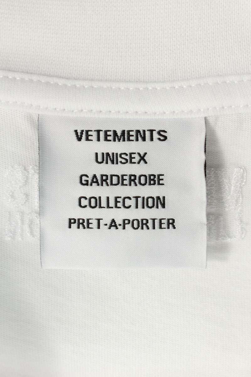 Vetements 25SS Single Logo T-Shirt White Size S