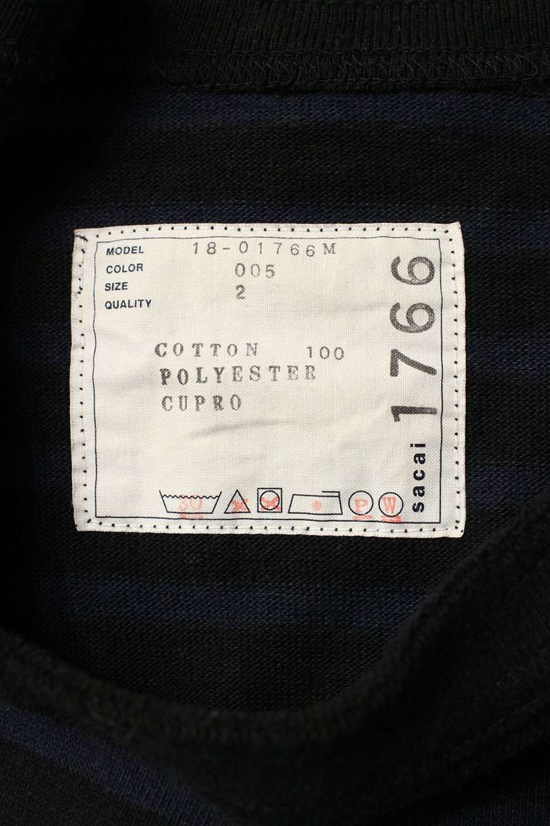 Sacai Cotton Crewneck T-Shirt Size M