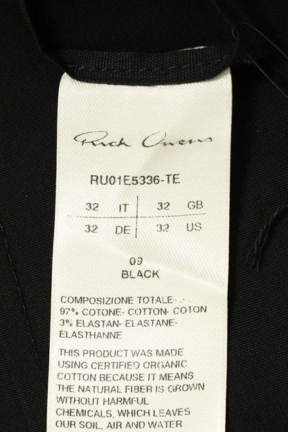 Rick Owens 25SS TE Flare Cargo Long Pants Black Size 32
