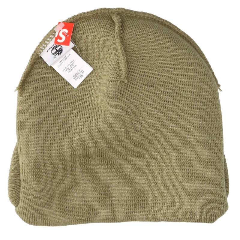 Supreme x Timberland Logo embroidered beanie knit hat Green One Size