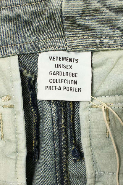 Vetements 25AW G HIPHOP Cargo Denim Pants Blue Size 31