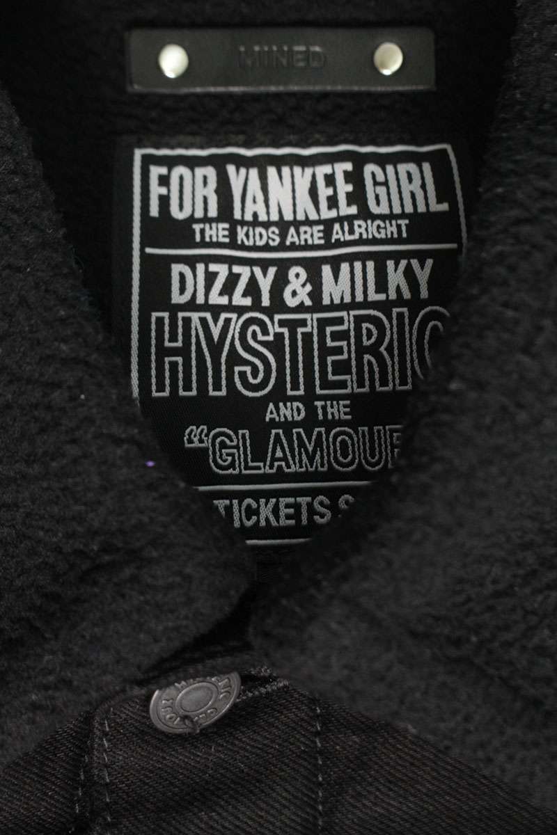 HYSTERIC GLAMOUR Denim Jacket Black Size L