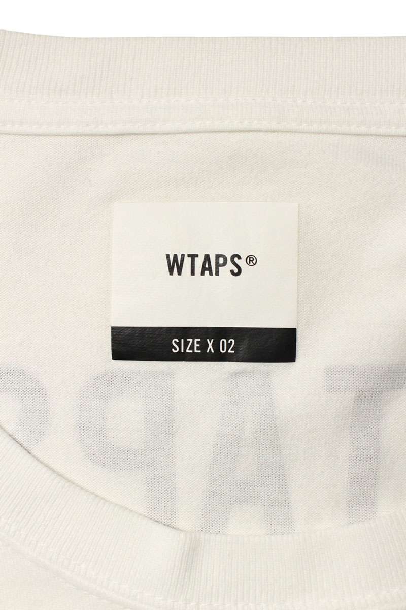 Vintage Wtaps Tops - WTAPS Logo Print Long Sleeve T-Shirt White Size M - Authentic Archive