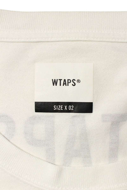 Vintage Wtaps Tops - WTAPS Logo Print Long Sleeve T-Shirt White Size M - Authentic Archive