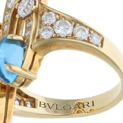 Bvlgari K18YG Ring Gold (Silver 7.7g)