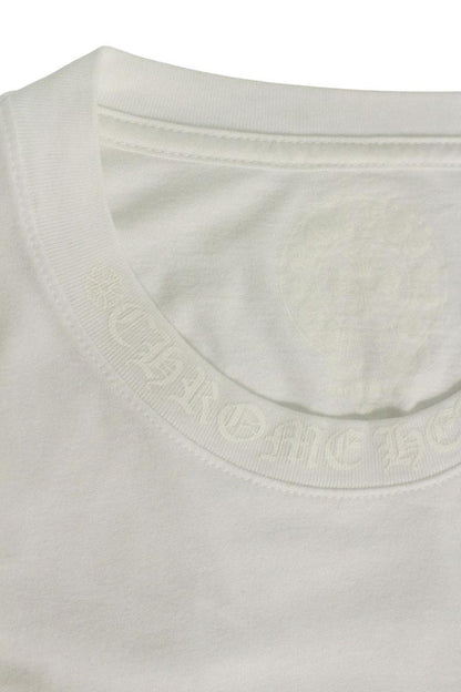 Chrome Hearts Neck Logo Long Sleeve Tee White Size L