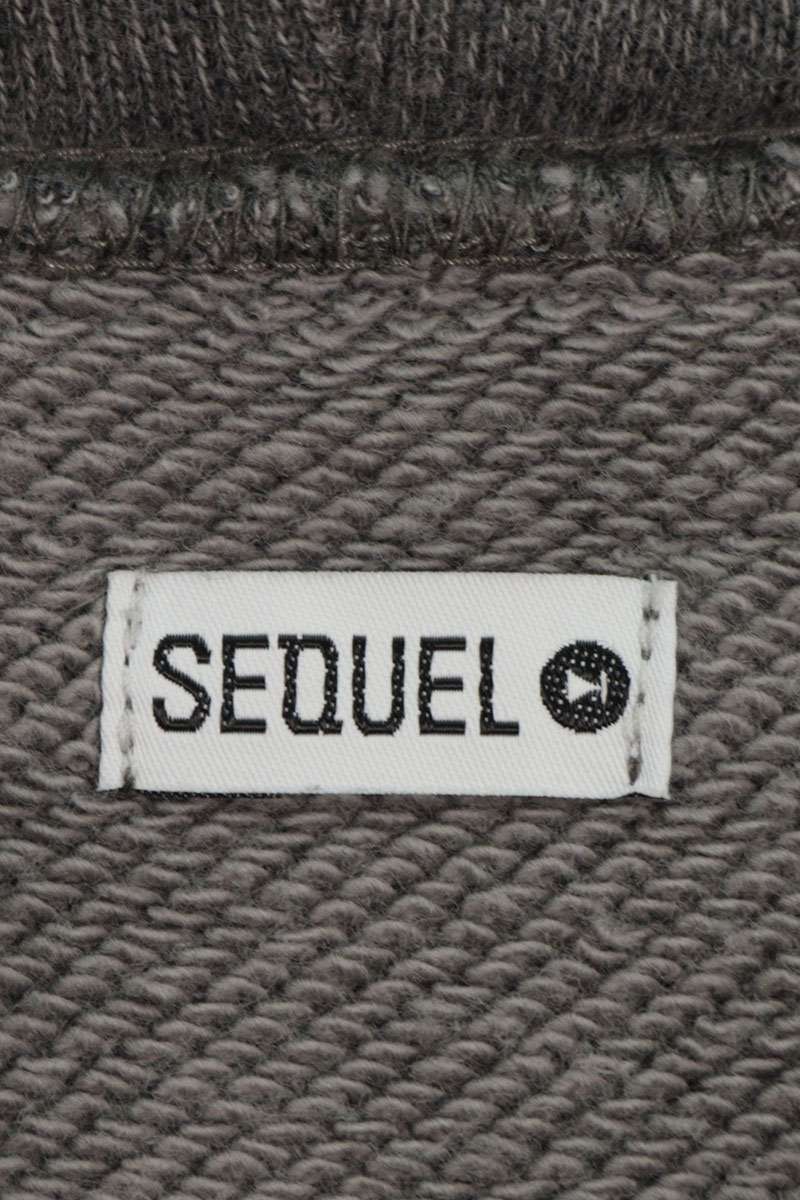SEQUEL 24SS Print Zip Up Hoodie Gray Size XL